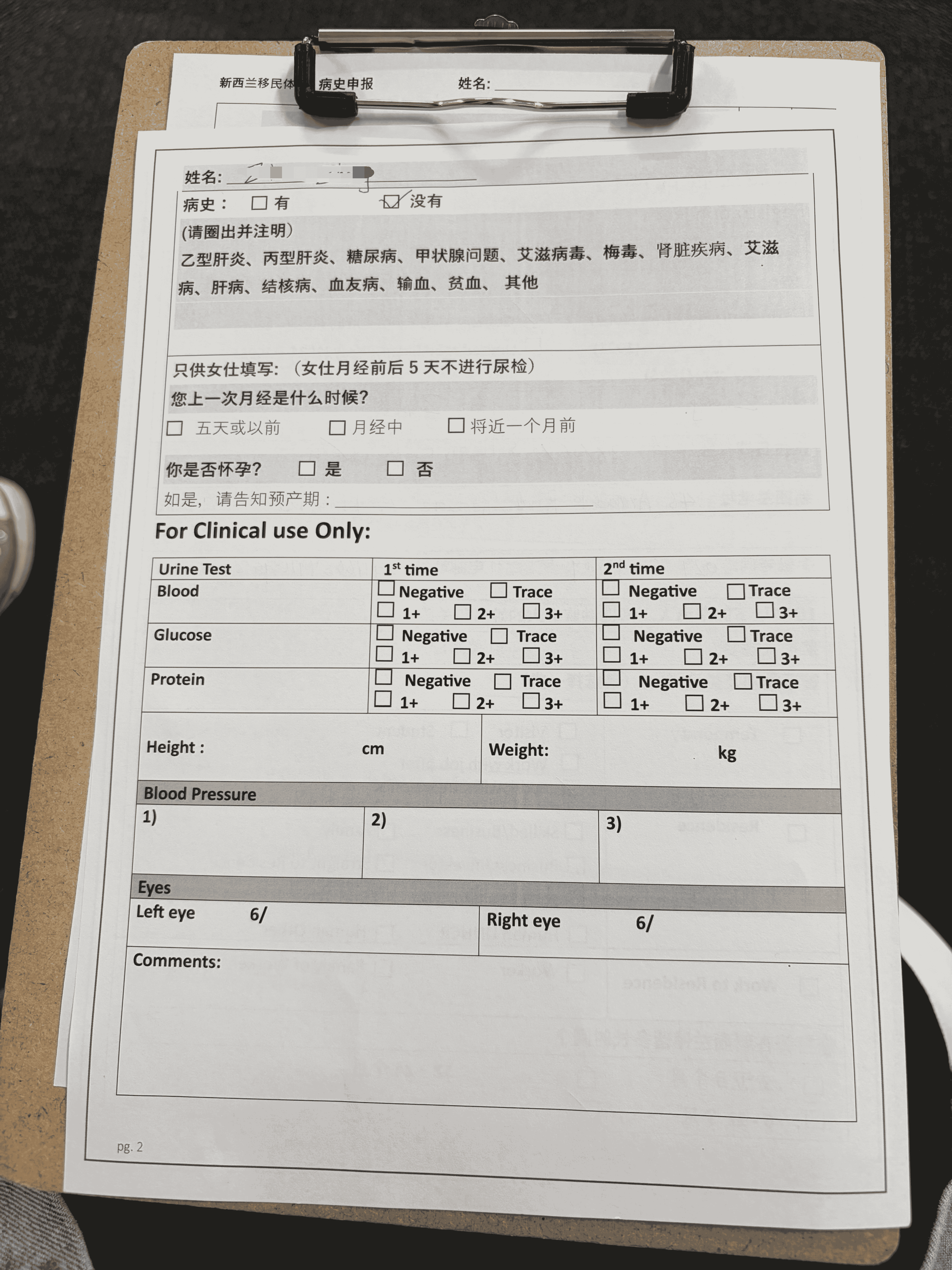 病史申报 - 第 2 页